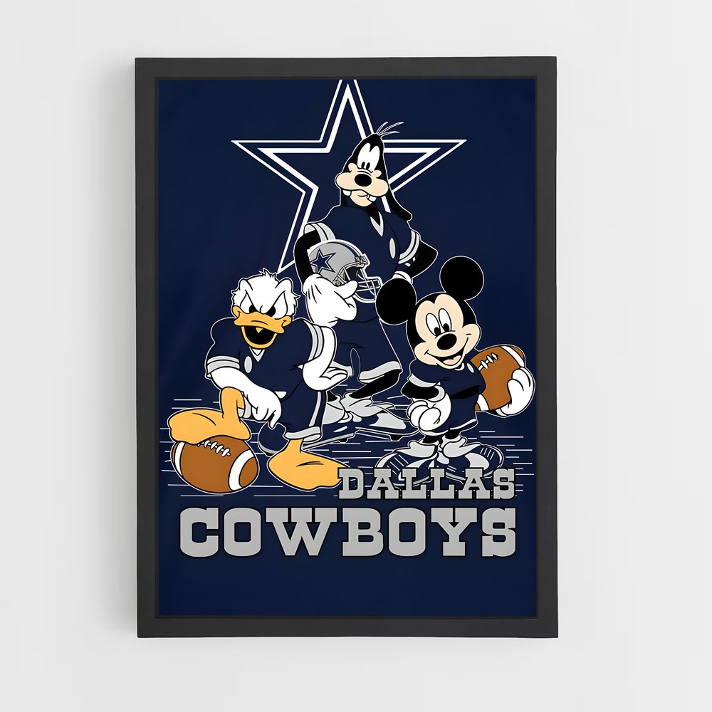 Poster Mickey Cowboys (vue 2)